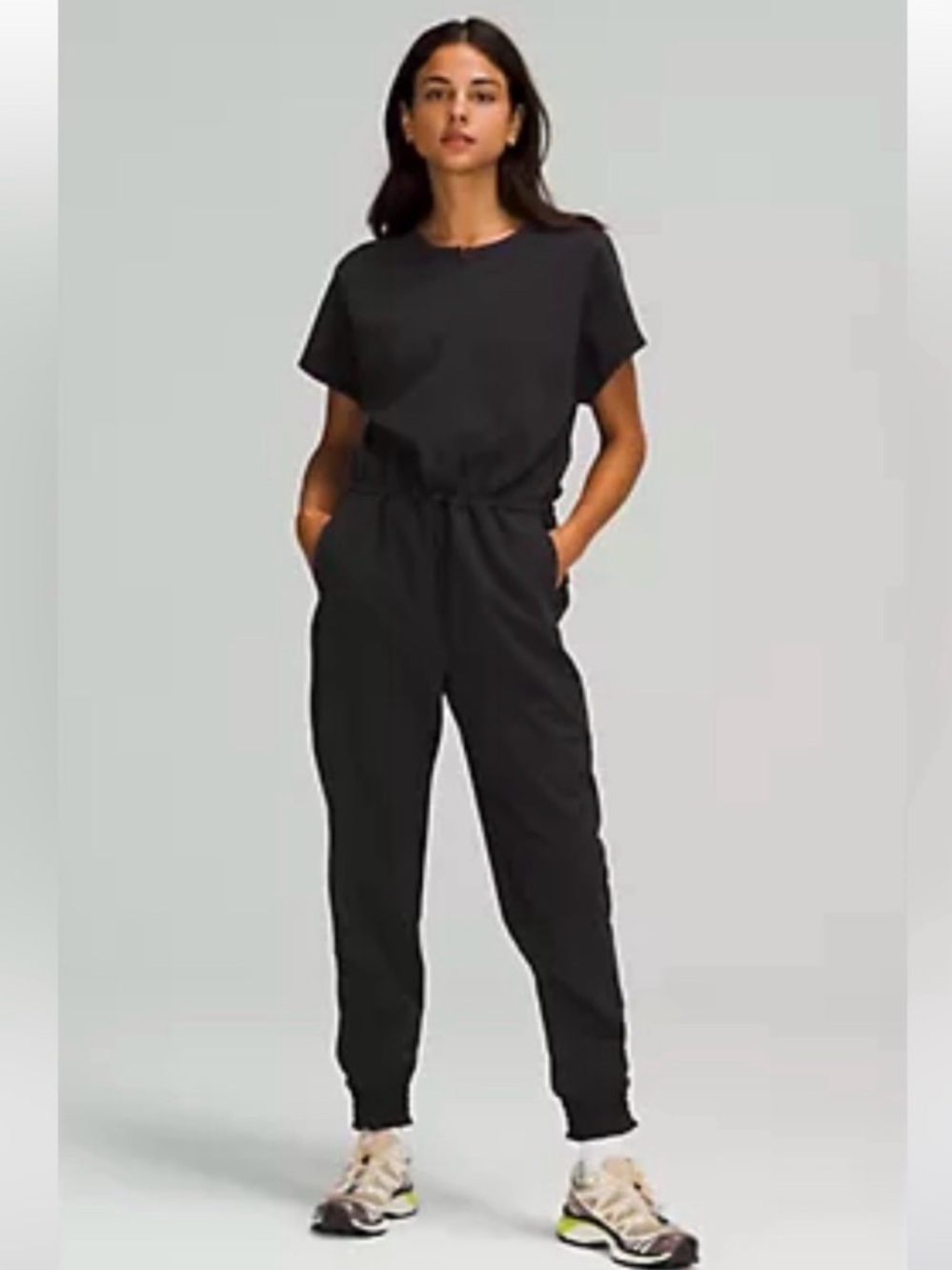 Lululemon Stretch Travel Woven Jumpsuit Size 8